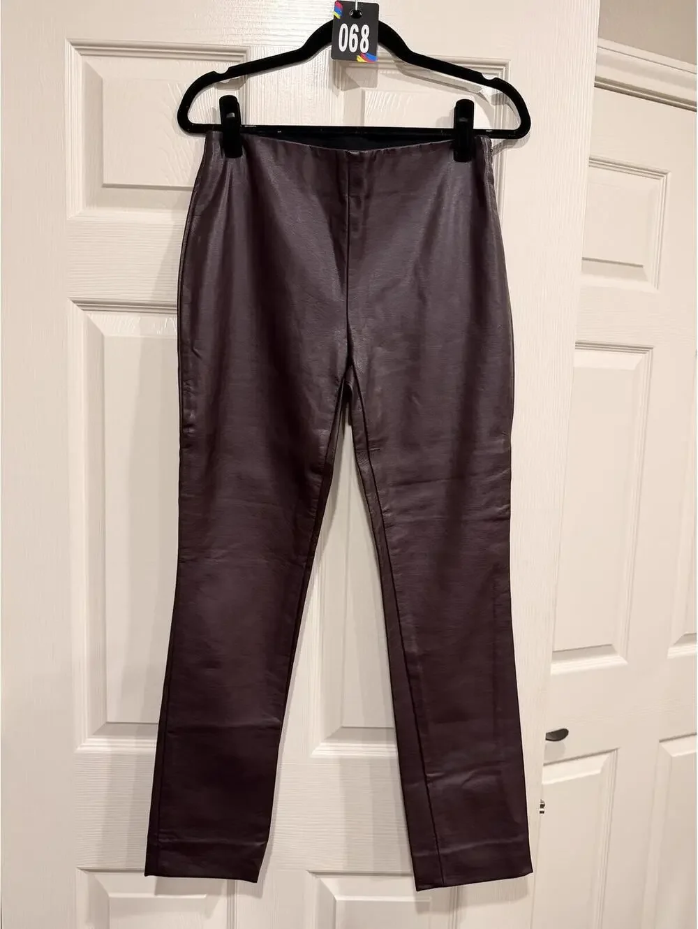 #68 LAUREN RALPH LAUREN FAUX leather Leggings‎ Pants Sz. 4